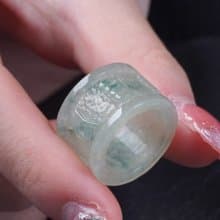 飄花翡翠戒指吊墜 | 天然緬甸A貨翡翠 | 送禮