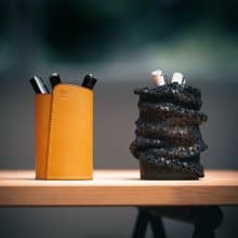偶物 /// 桌面風景系列 斜一條線俐落筆筒 異世界筆筒