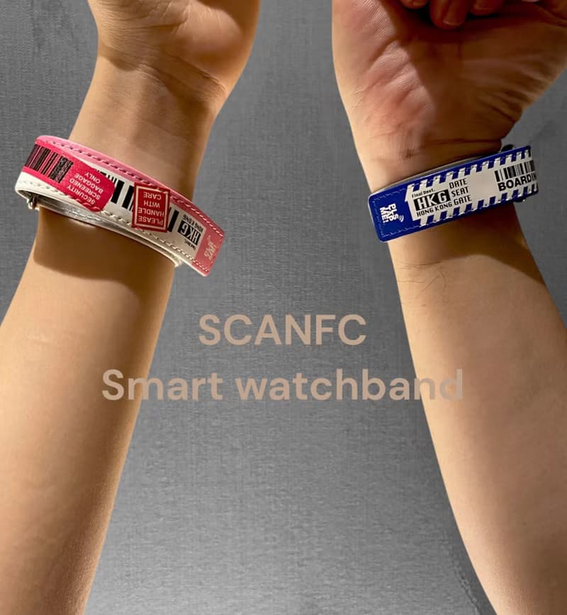 SCANFC NFC智能魔術貼錶帶(Please handle with care)