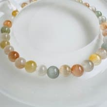 畢業級貓眼濃色彩兔毛水晶4.9-5.3mm6.42g滿順帶稀有灰兔毛