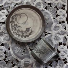 カブのお皿とマグカップ