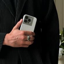 Nudient | BOLD 立體矽膠手機殼 - 皓石白 magsafe - iPhone16,15