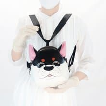 Shiba Inu Mini backpack ,dog crossbody bag, hand painted bag for animal lovers.