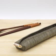 【紙布家】紙線編織 小餐具袋 墨綠