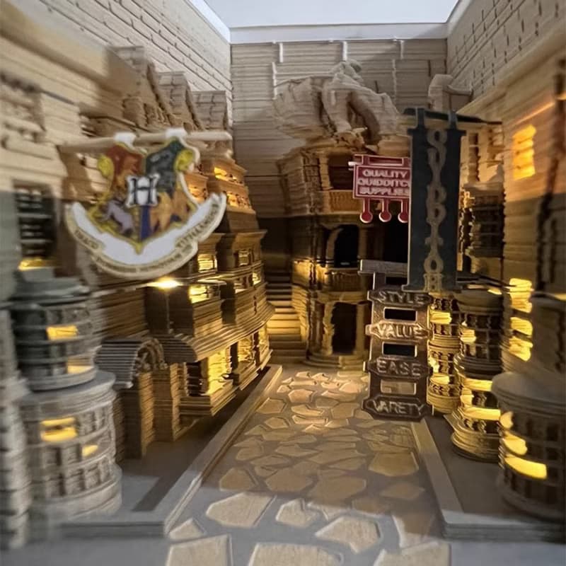 2025立體紙雕日曆 – 對街角巷  /便條紙 / 文具 / 擺飾