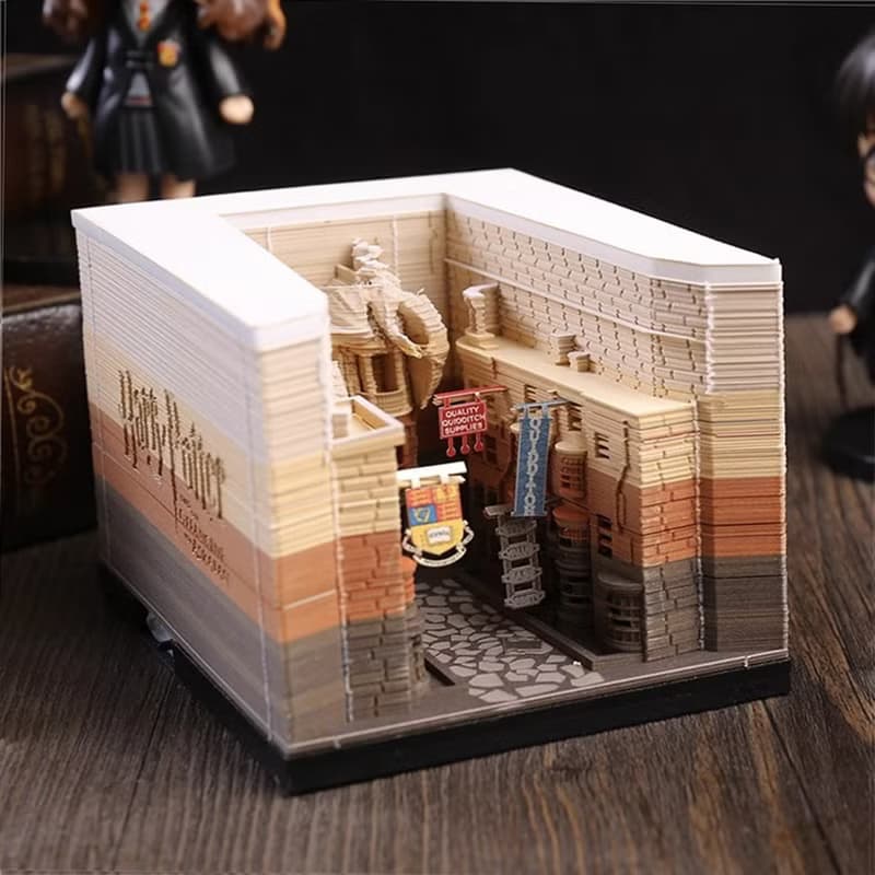 2025立體紙雕日曆 – 對街角巷  /便條紙 / 文具 / 擺飾