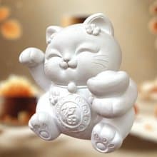 珪藻土擴香石 福圓 招財猫 擴香小盤套組 居家擴香套組