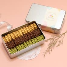 【低糖現做】曲奇餅乾 經典原味/法芙娜可可/日式抹茶