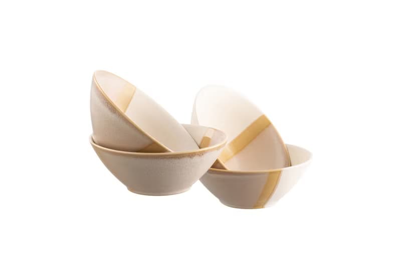 愛爾蘭Belleek Living 藏紅花 陶瓷小碗4入組/深盤4入組 入厝禮