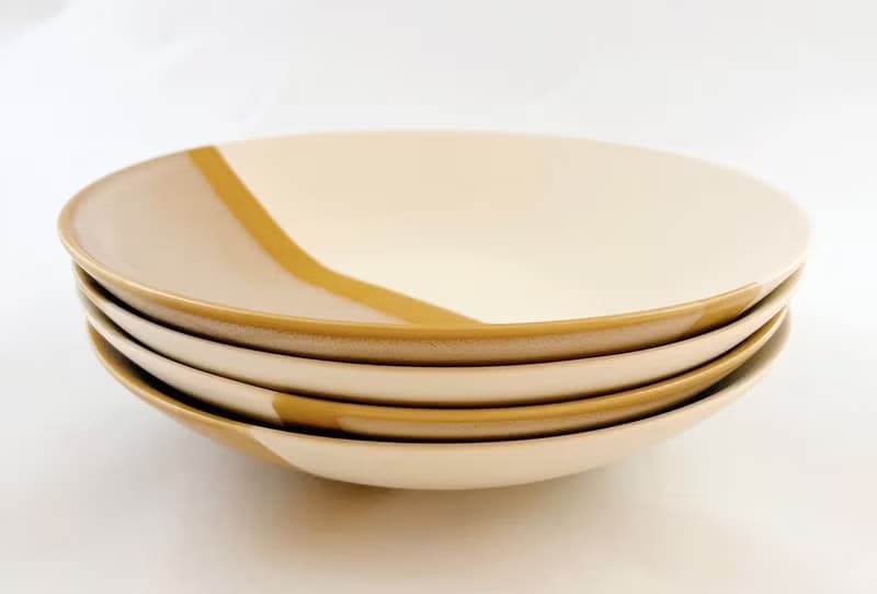 愛爾蘭Belleek Living 藏紅花 陶瓷小碗4入組/深盤4入組 入厝禮