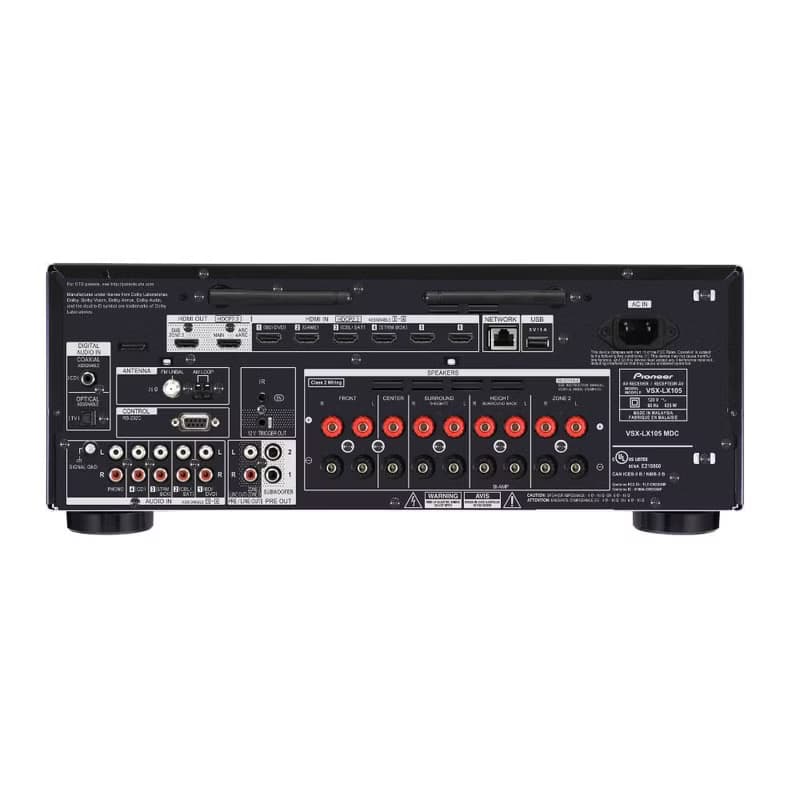 【父親節禮物】Pioneer先鋒7.2聲道 AV環繞擴大機 VSX-LX105(B)