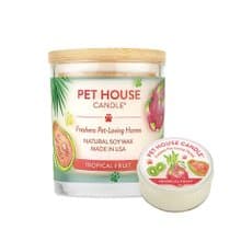 【美國PET HOUSE】室內除臭寵物香氛蠟燭-熱帶水果