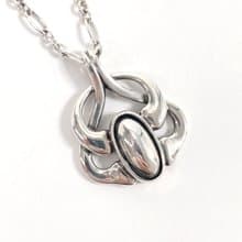 【日本直送 中古美品】ジョージジェンセン Georg Jensen ネックレス 2006 ヘリテージ コレクション シルバー925 シルバー 新品仕上げ済み