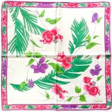 Leonard Vintage Scarf Floral Botanic Christmas Gifts for Her 23 x 23 inches