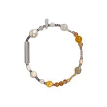 Tangerine Natural Stone Bracelet 024