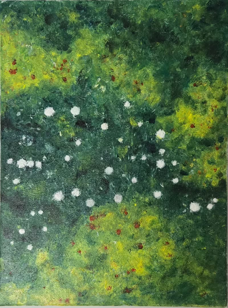 【春.意】壓克力畫/療癒藝術畫/心靈能量/原創手繪/送禮祝福/