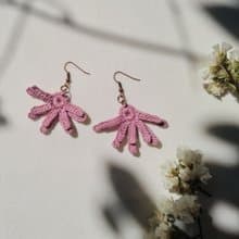 Half Flower earrings