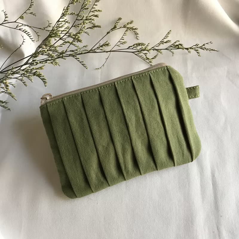 百摺零錢包 / 手工 韓國水洗棉布