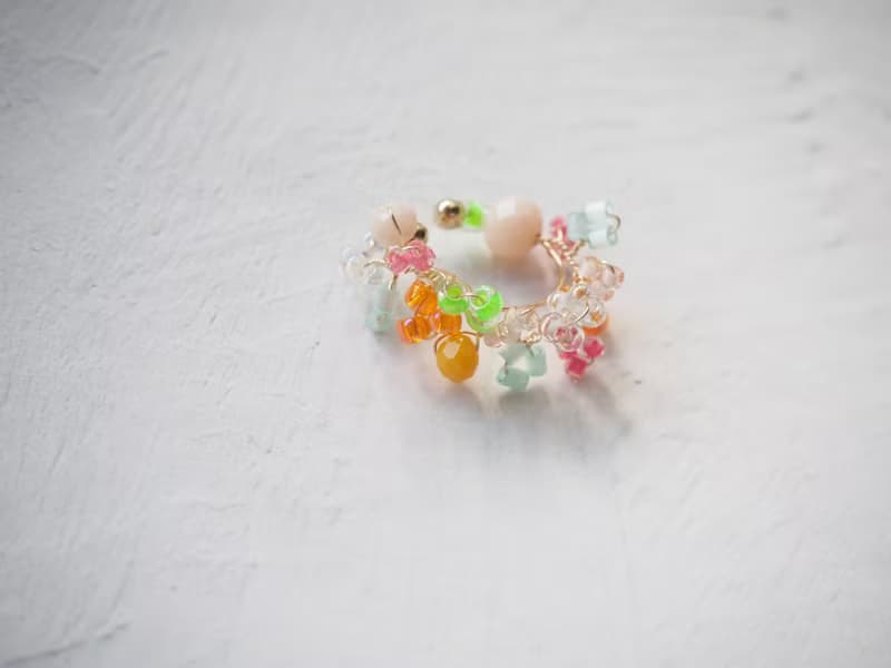 beadsイヤーカフ(tropical)