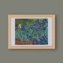 【 世界名作小框畫 】梵谷・鳶尾花