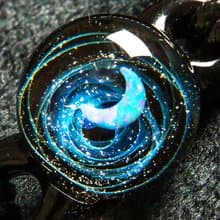 【原創宇宙琉璃項鍊】日本銀河玻璃手鍊聖誕星空送禮生日飾品禮物