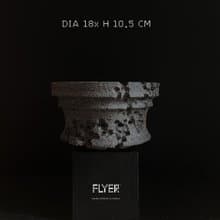 FLYER 塊根多肉植物陶盆器 龍舌蘭象牙宮象足漆樹盆器 粗陶系列