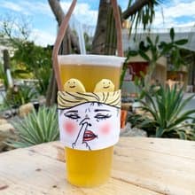 笑一個 環保杯套 / 飲料提袋 / 雙面兩用款