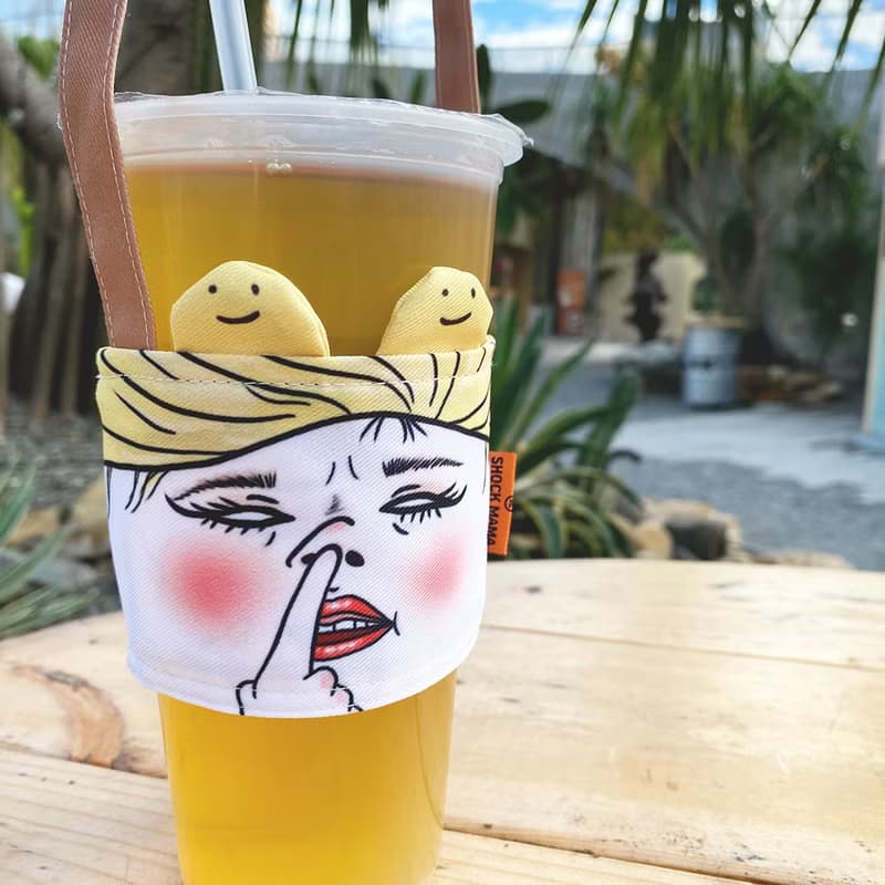 笑一個 環保杯套 / 飲料提袋 / 雙面兩用款