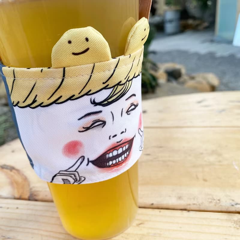笑一個 環保杯套 / 飲料提袋 / 雙面兩用款