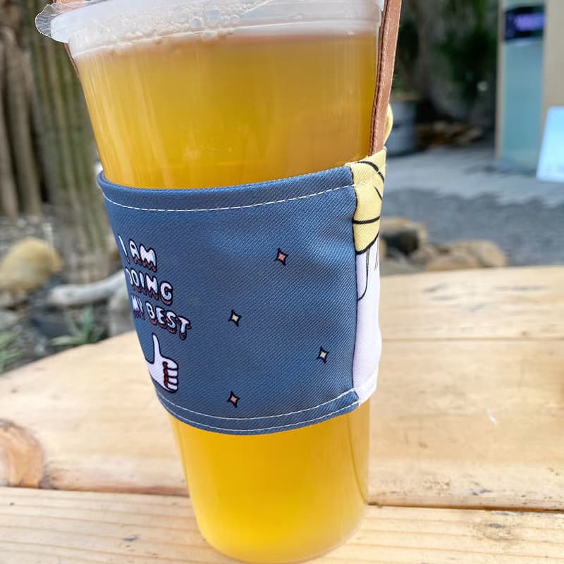 笑一個 環保杯套 / 飲料提袋 / 雙面兩用款