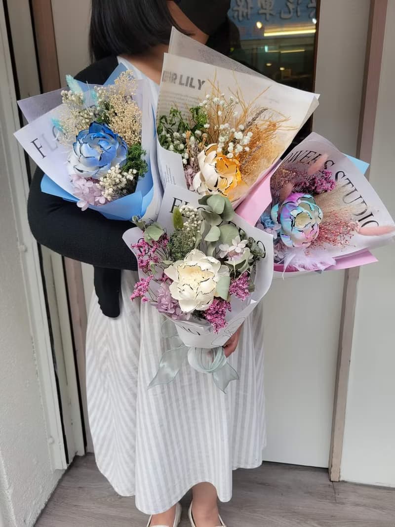 乾燥花束/永生花-英倫漫花