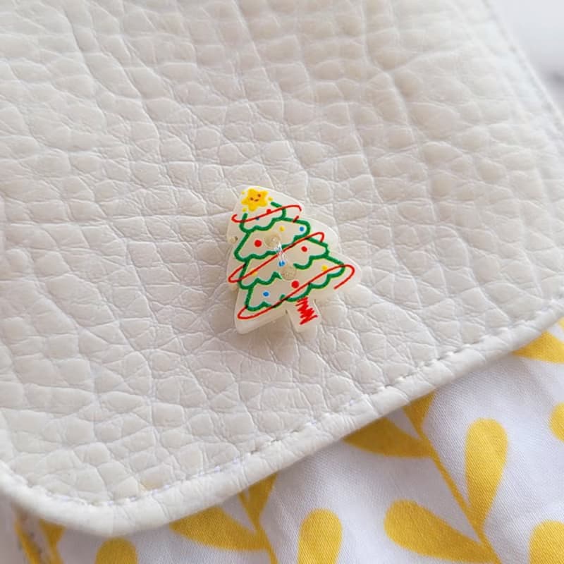 【可放22cm吸管】防水環保餐具袋/ 筆袋 親子餐具袋 聖誕樹