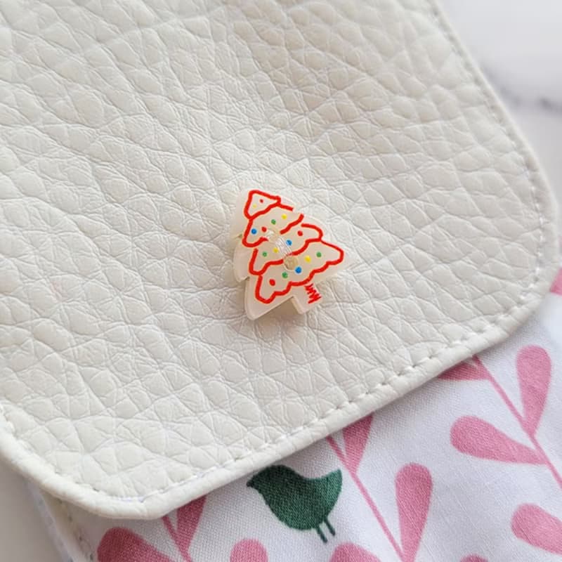 【可放22cm吸管】防水環保餐具袋/ 筆袋 親子餐具袋 聖誕樹