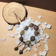 巧克力筋脈原石編織手鍊