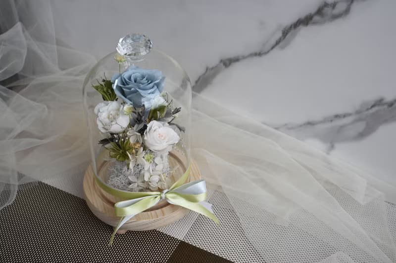 永生花鐘罩花禮/送禮/居家裝飾/喬遷賀禮/商業空間佈置