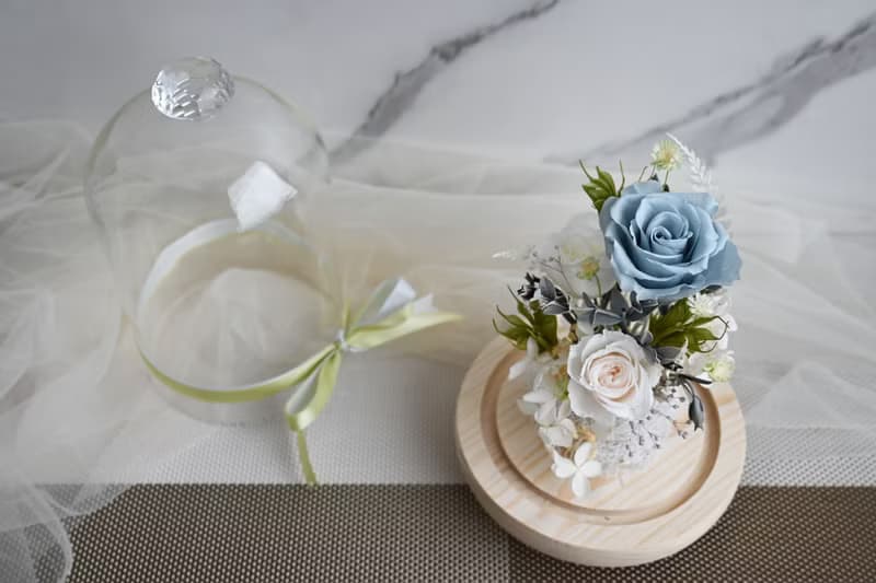 永生花鐘罩花禮/送禮/居家裝飾/喬遷賀禮/商業空間佈置