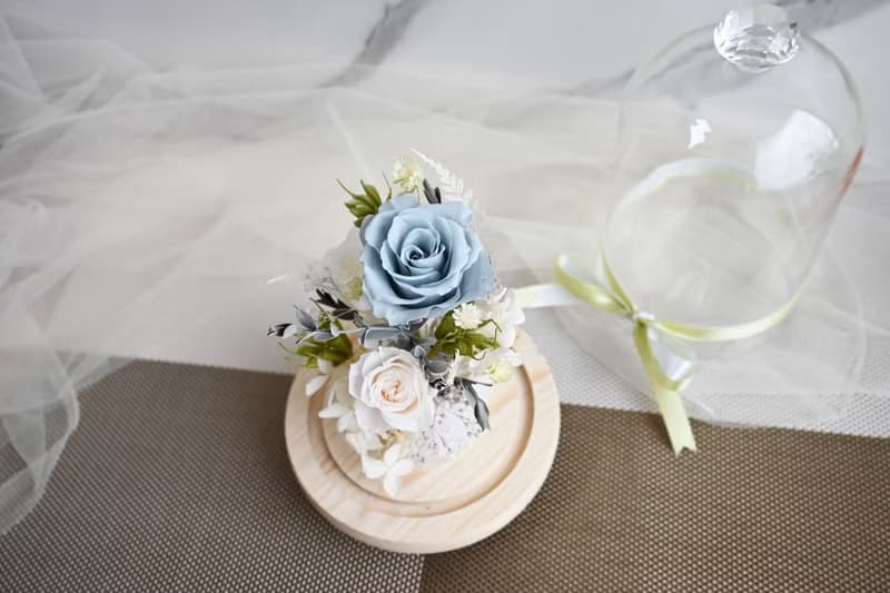 永生花鐘罩花禮/送禮/居家裝飾/喬遷賀禮/商業空間佈置