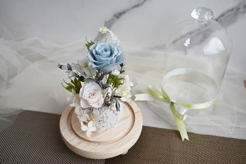 永生花鐘罩花禮/送禮/居家裝飾/喬遷賀禮/商業空間佈置