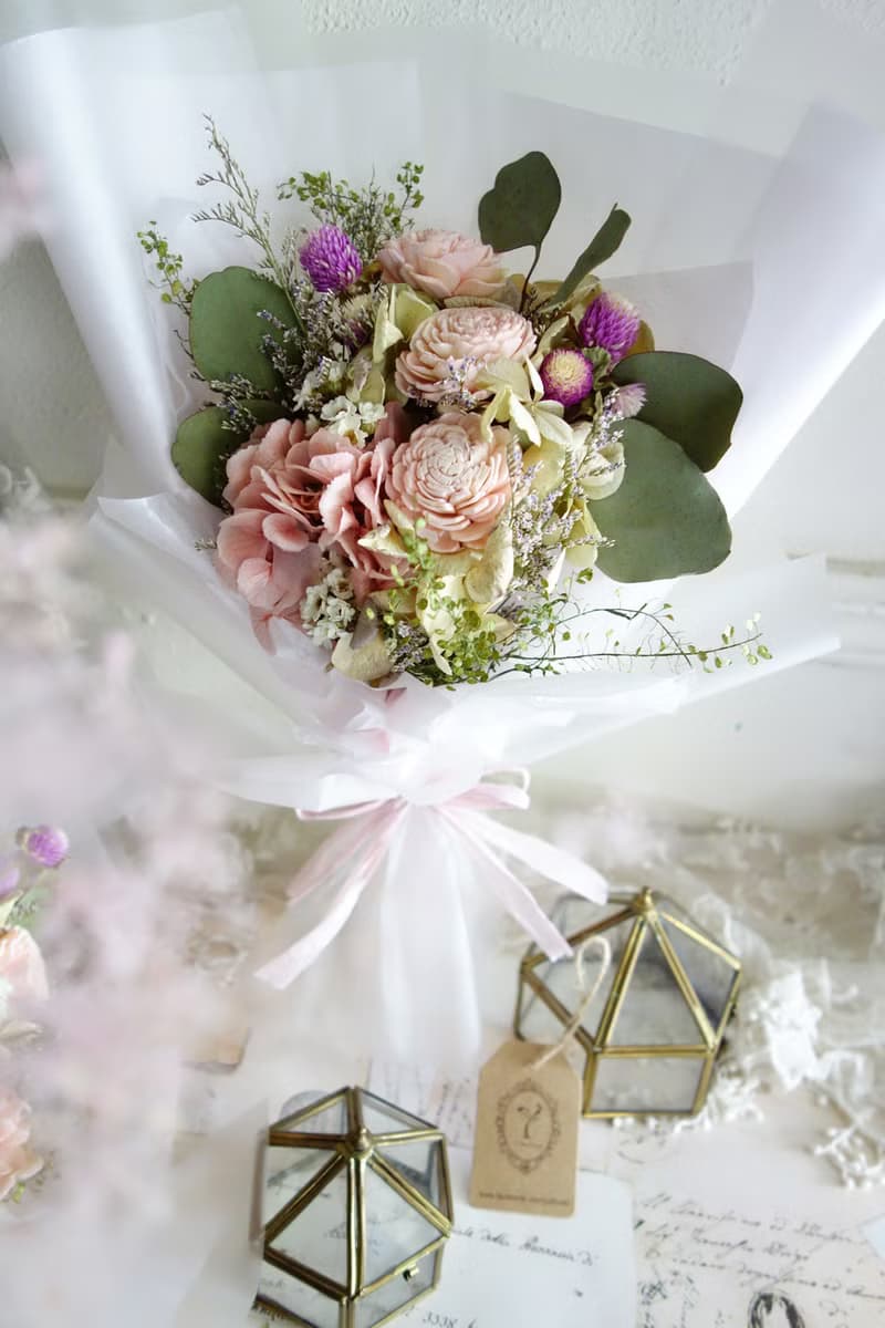 甜美粉花束/韓式花束/畢業花束/生日/情人節