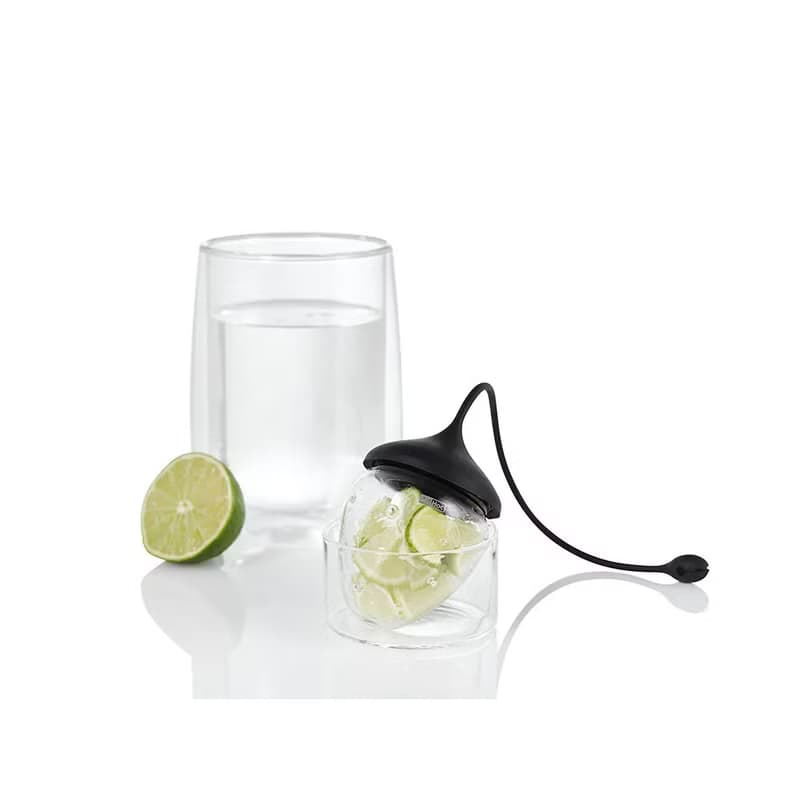 【303select】德國AdHoc | 草莓造型玻璃濾茶器(含座)