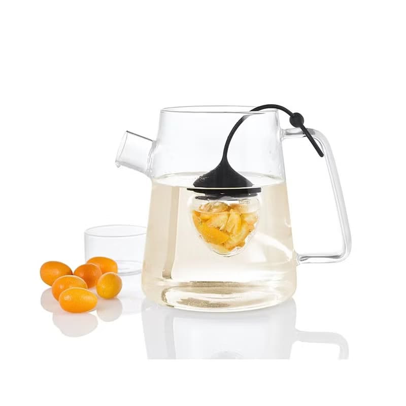 【303select】德國AdHoc | 草莓造型玻璃濾茶器(含座)