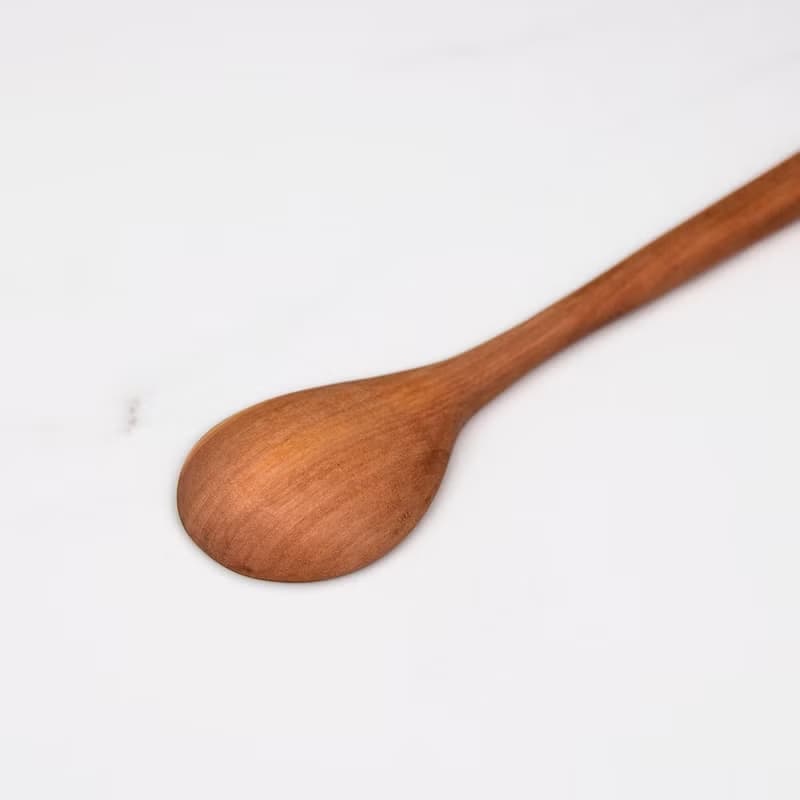 圓頭橄欖木湯匙16公分-單入