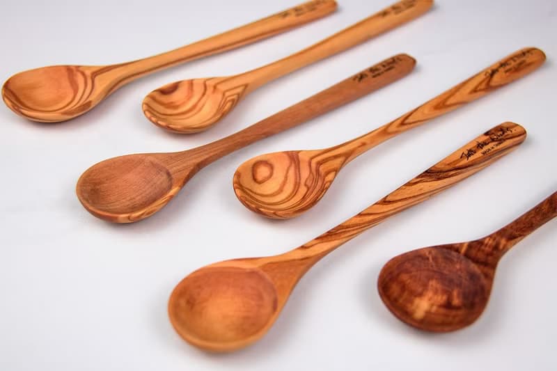 圓頭橄欖木湯匙16公分-單入