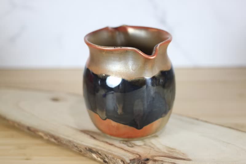 【送禮好物】320ml 天目釉 柴燒茶海 公道杯 名家葉敏祥手作