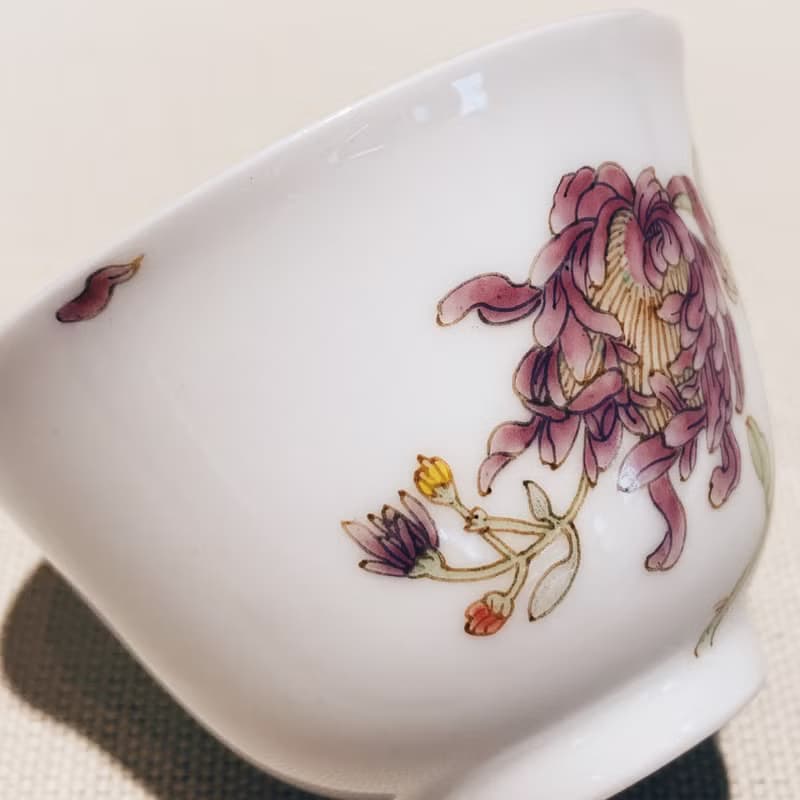 不言美器 釉中彩 清湛聞杯