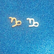 50 PCS WHITE GOLD CAPRICORNUS ZODIAC SIGN DÉCOR CRAFT CARD MAKING EMBELLISHMENT