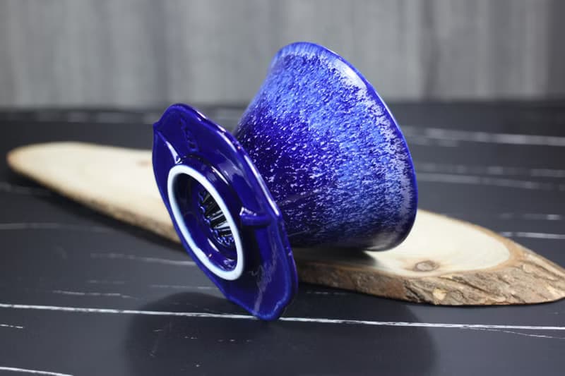 【送禮好物】藍天目 50度角 自然釉咖啡濾杯 鶯歌燒 台灣綠工藝