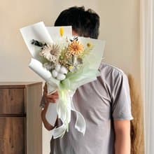 小宇宙 乾燥花束 畢業花束 多色可選