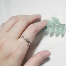 【點點露珠純銀戒指】簡約款   925純銀  禮物  生日 手作