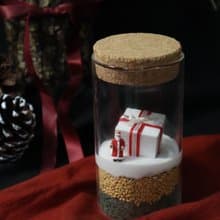 【微景觀】是誰的禮物呀 - 無植物/聖誕禮物/交換禮物